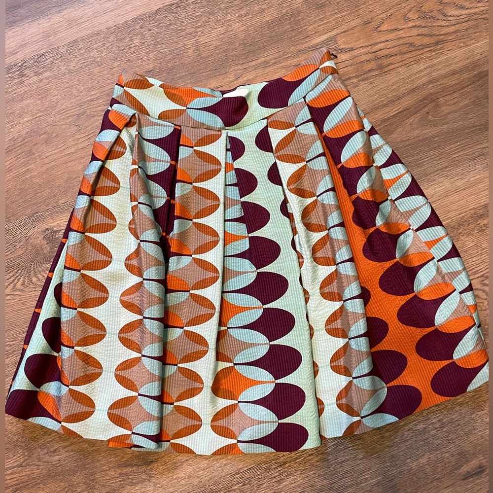 Anthropologie silk skirt